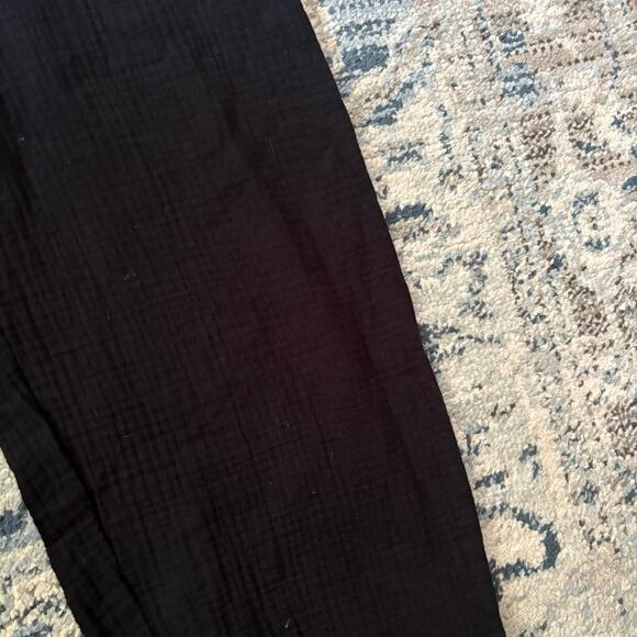 L*Space Black Shore Thing Lightweight Gauzy  Relaxed Jumpsuit Large - Picture 5 of 9